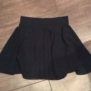 Black skater skirt